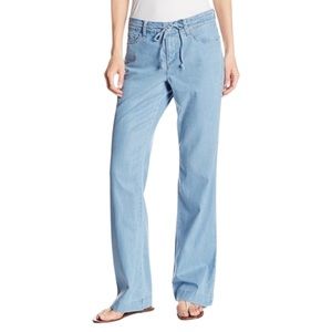 NYDJ wide leg drawstring jean